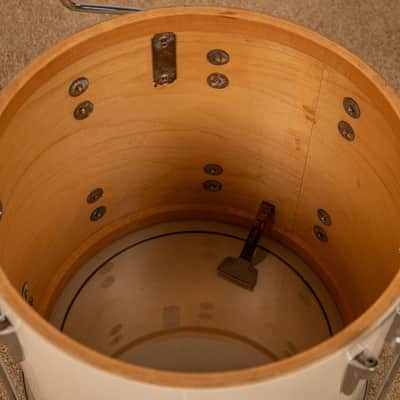 1970s Premier B303 White Duroplastic Drum Set image 23