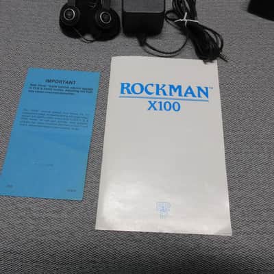 Tom Scholz SR&D  Rockman X100 With Original Headphones-Manual-Power Supply image 10