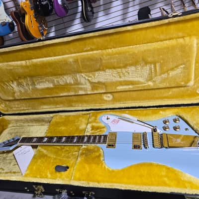 Epiphone 1963 Firebird V - Frost Blue w/ OHSC & PLEK*D #644 image 12