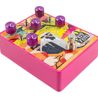 Cosmodio Instruments Pet Yeti Analog Distortion & Fuzz Pedal (Neon Nuclear Wasteland) image 2