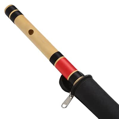 Zaza Percussion- Professional Scale G# Bass 27'' Bansuri Flute (Indian Flute) W/Carry Bag image 2