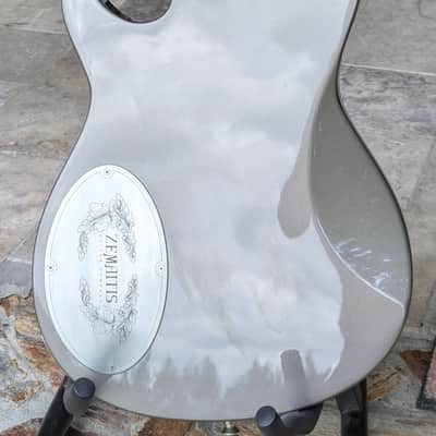 Zemaitis SCW22 Metallic Grey Electric Guitar w/Zemaitis Deluxe Semi-Hard Gig Bag image 6