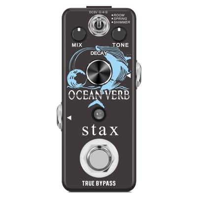 Stax Digital Reverb Pedal Ocean Verb Guitar Effect Pedal Room/Spring/Shimmer Models for Guitar image 1