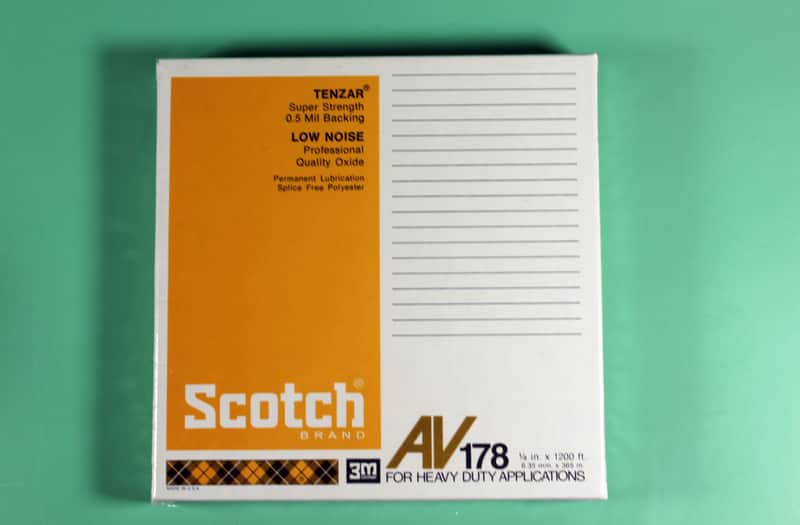 Scotch AV178 5" Reel to Reel Recording Tape NOS Lot of Five! (5) 1970's - 1980's - Polyester image 1