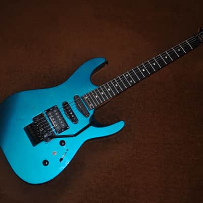 Kramer Proaxe Deluxe 1989 Metallic Blue image 1