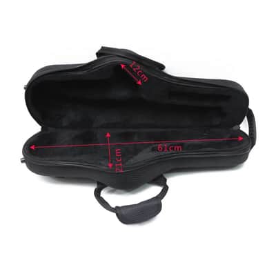 Alto Saxophone Case – Lightweight Durable Fabric Gig Bag with Double Shoulder Straps image 2