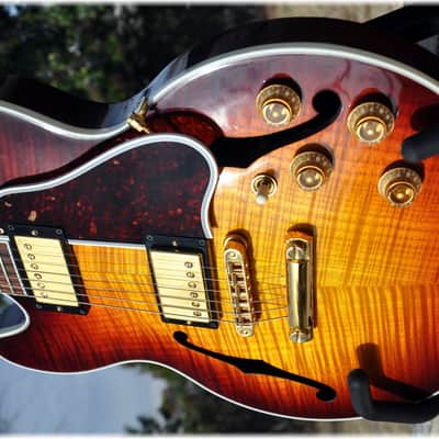 GIBSON ES-346 ES 346 Custom Shop Historic Flametop Electric GUITAR w/ COA Rare image 2