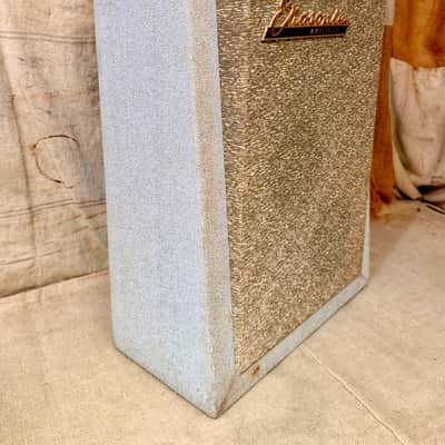 Ekosonic Mod 98 Tube Amplifier Made in Italy Circa 1950's - Two Tone Blue M image 5