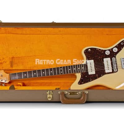 Fender Jazzmaster 1965 Electric Guitar Vintage Rare Olympic White image 10