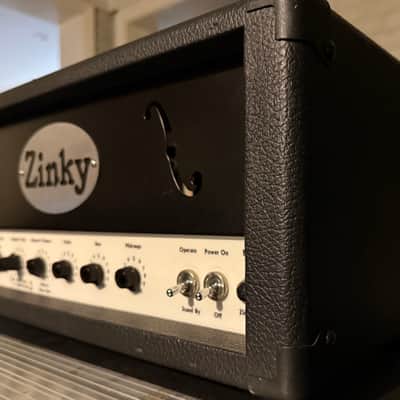 Zinky Electronics amp Encore series custom shop 1 of 2 Custom 66’ (2CH Zinky Mofo w/fx loop) 60W 5881 x2 6L6WGC Tube Head Dual wired for US 120v and EU 220v image 3