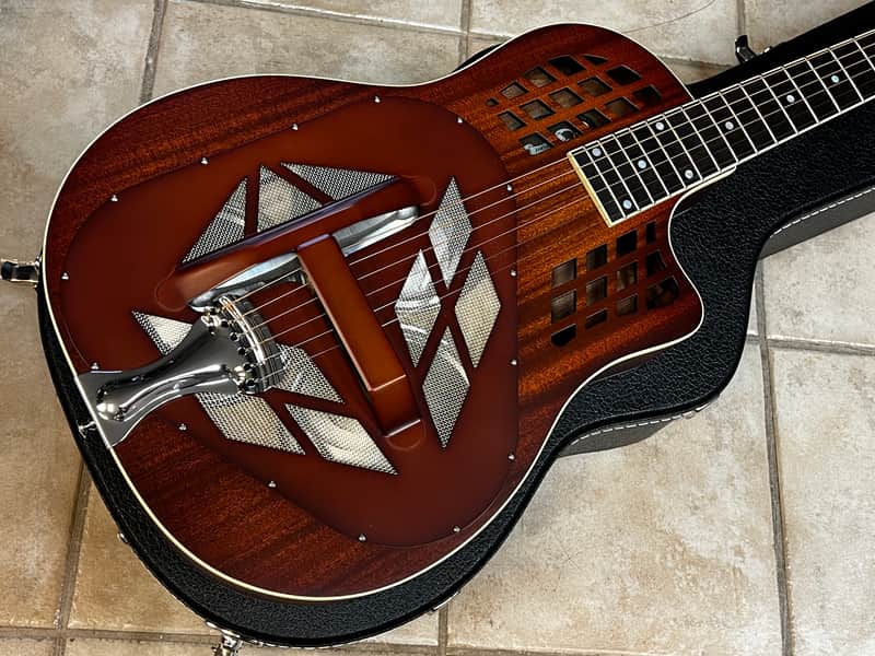 2022 National M1 Tricone Cutaway Resonator Reso Phonic guitar image 1
