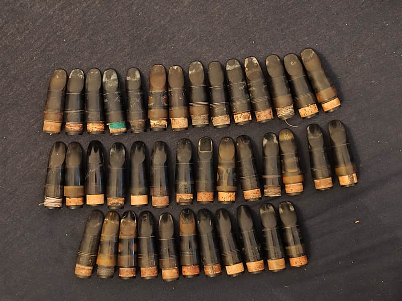 39 Clarinet Mouthpieces Buffet Crampon Low Logo (Chedeville) Rare Good State image 1