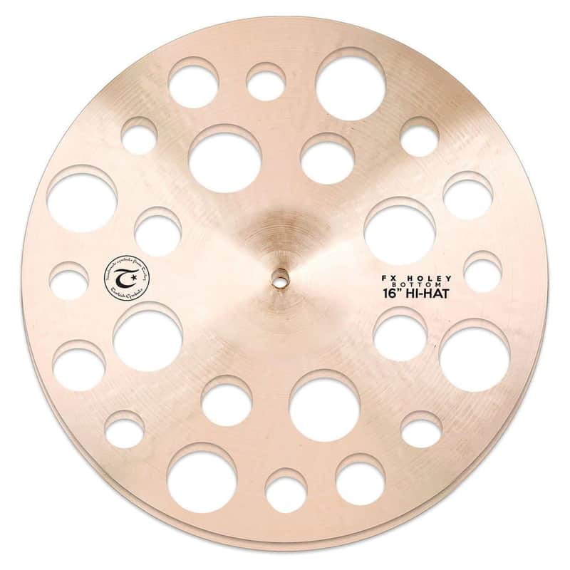 Immagine Turkish FX Holey Hi Hat Cymbals 16" - 1