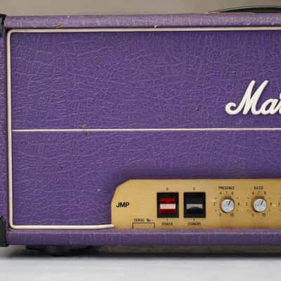 Marshall JMP Mk 2 Master Model 100w Lead 2203 Purple Levant Amplifier #59029 image 6