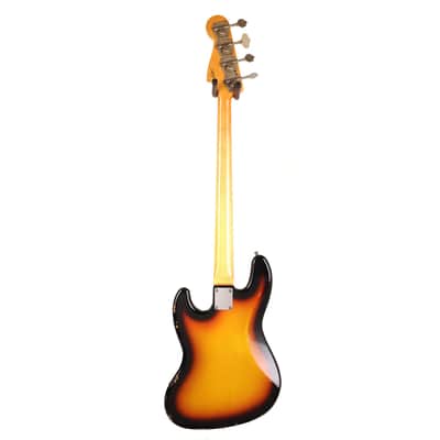 Fender Custom Shop 1960 Jazz Bass Reissue 3-Tone Sunburst Relic 2011 image 3
