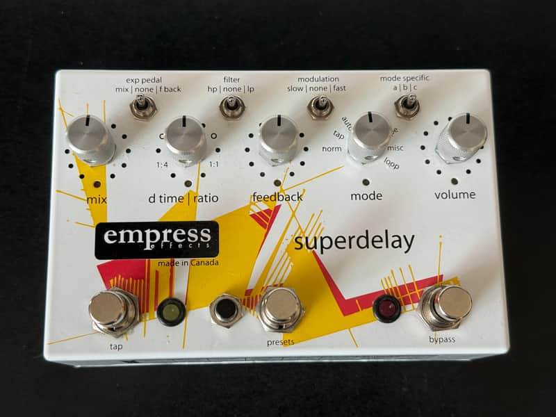 【生産終了品】Empress Effects / Tape Delay 個人的No1ディレイペダル【empress Tape Delay】 - YouTube