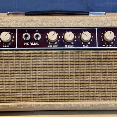 Marsh Blondie 6l6 Bassman Blonde Brownface 2x12 Jensen P12Q Alnico Vintage image 4