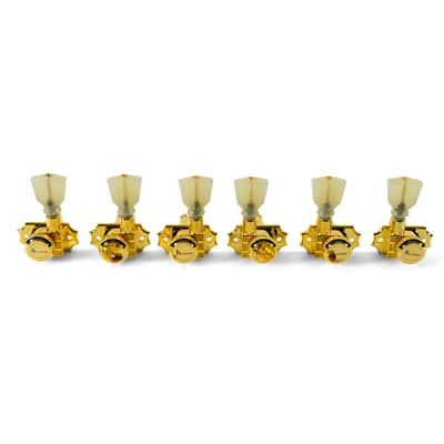 Kluson 3+3 Locking Revolution Series G-Mount Tuning Machines Black KRGL-3-GP
