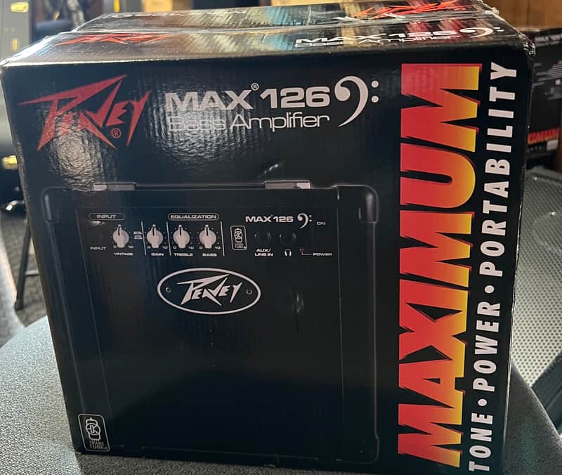 Peavey MAX 126 II 1x6.5" 10W Bass Combo Amp 2010s - Black image 1