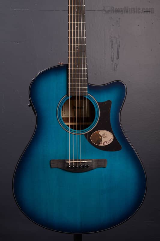 Ibanez AAM50CE Advanced Acoustic Auditorium Acoustic-Electric Guitar - Sapphire Blue Burst image 1