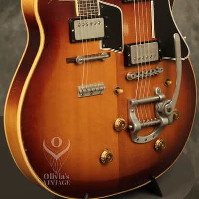 1959 Gibson Double Mandolin EMS-1235 Doubleneck w/factory Bigsby Sunburst image 10