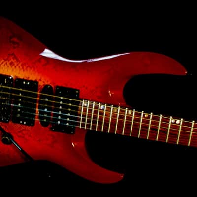 LAG ROCKLINE "Snake" 1990 Snakeskin. Handmade in France. Superstrat. Cool & Unique. image 18
