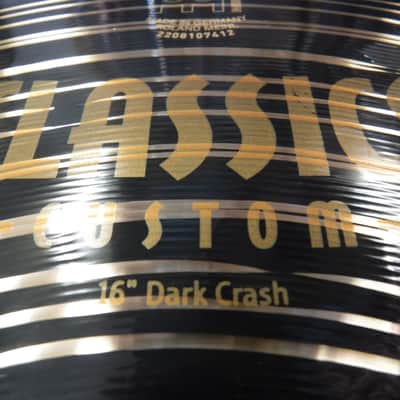 Meinl Classics Custom Dark 16" Crash-CC16DAC-Excellent image 2
