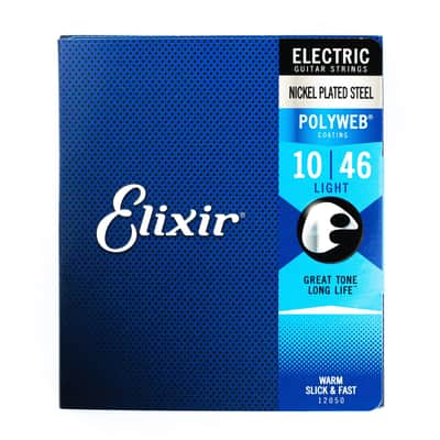 Elixir Polyweb Light Electric Guitar Strings 10-46 image 2