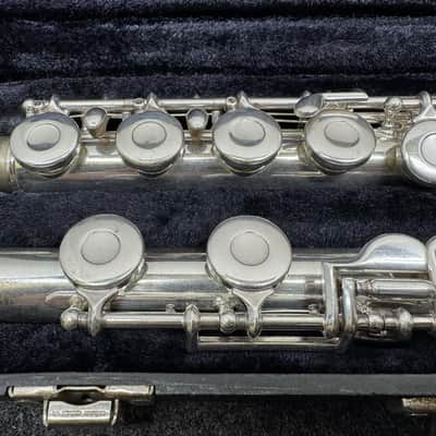 Gemeinhardt 2SP Straght-Headjoint Flute with Offset G 2010s - Silver-Plated image 3