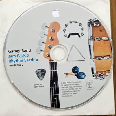 Apple GarageBand Jam Pack 3 Rhythm Section | 2 disk set | 2000k + loops 2004 image 1