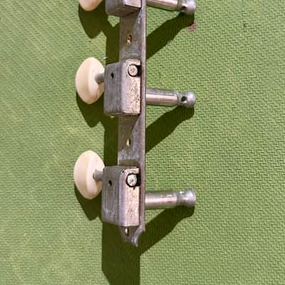 Vintage 1960s Kluson Deluxe Double Line 3x3 Tuner Treble Side image 4