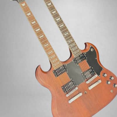 Washburn Bantam Double Neck Guitar & Bass OHSC | Reverb