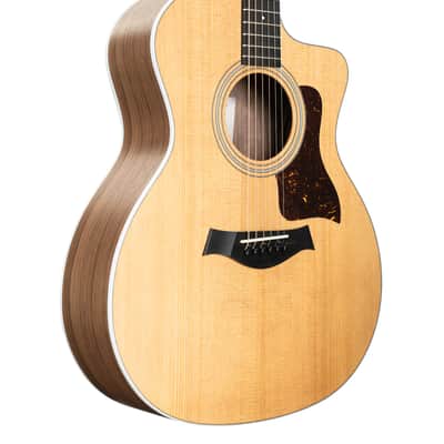 Taylor 214ce Grand Auditorium Spruce/Walnut Acoustic-Electric Guitar - Natural image 1