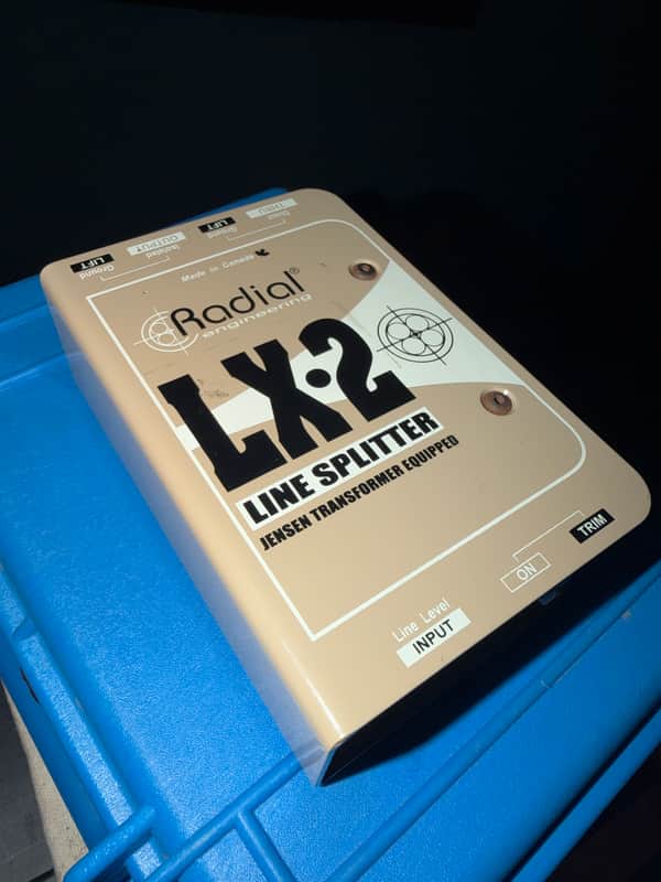 Radial LX-2 Passive Line-Level Splitter 2010s - Tan image 1