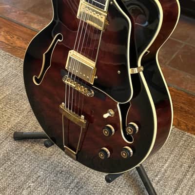 Ibanez AF95FB-DBS Artcore Expressionist-Dark Brown Sunburst image 1