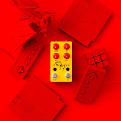 JHS Double Dragon Lo-Fi Octave Device - Yellow image 4