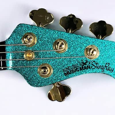 Ernie Ball Music Man Stingray 4 Special, Ocean Sparkle / Roasted Maple *IN STOCK image 10