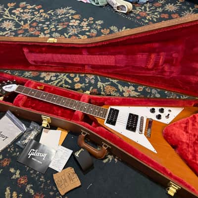 2025 Gibson '70s Flying V - Antique Natural - Aged image 1