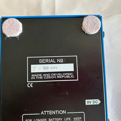 George Dennis Tremolo Volume pedal Optical Control 90s - Blue Czech made in Excellent Condition image 11