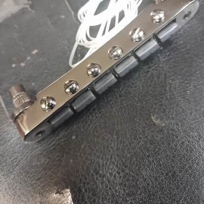 Graph Tech Resomax NV1 tune-o-matic bridge - Black nickle image 2