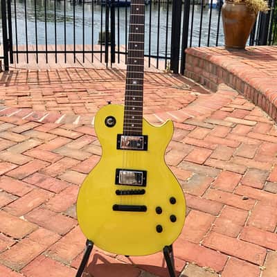 Hard Luck Kings Bossman HLK Kustom Series Yellow Les Paul STYLE USA Single Cut Elec Guitar image 1
