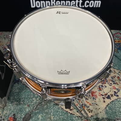 Rogers 14x5" Dyna-Sonic Snare Drum with Beavertail Lugs 2020s - Fruitwood Stain image 7