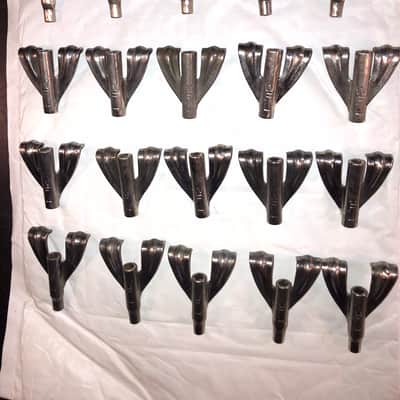8 Complete Sets of Ludwig WFL Tension Rods & Claws & Lug Casings Club Date 1950s - 1960s - Nickel image 12
