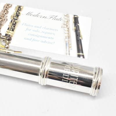 Mint Jupiter diMedici 911 Semi-Pro Flute by Altus Sterling D6 Head w/ Open Hole Offset G Split E & B Foot Like New image 7