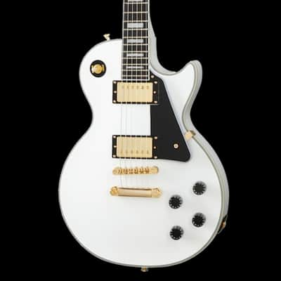 Epiphone Les Paul Custom Electric Guitar in Alpine White image 1