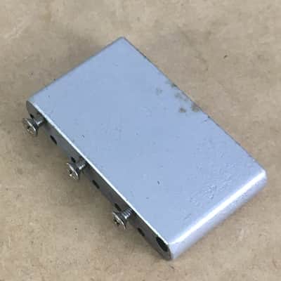 Vintage 1980s Fender Japan Lefty MIJ Tremolo Strat Block 56.5mm Spacing Stratocaster Bridge Steel image 17