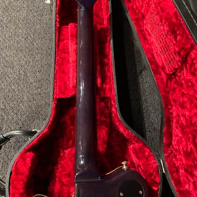 Grosh Set Neck 2005 Blue Brazilian Rosewood image 8