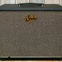 Excellent Suhr 1x12" 60-Watt Closed Back Front-Ported Guitar Speaker Cabinet - Black/Gold, 70 Watt Celestion V-Type Speaker!