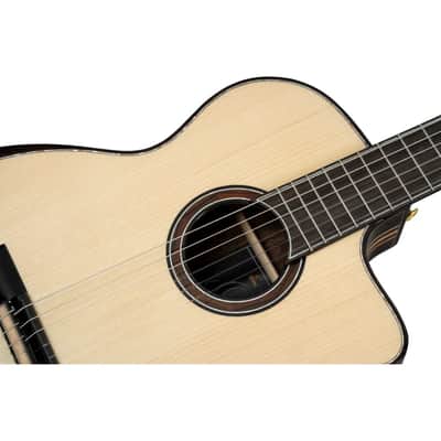 Ortega GRANDSUITE-CE Solid Spruce Top Okoume Slim Neck Nylon 6-String Acoustic-Electric Guitar w/Gig Bag image 12