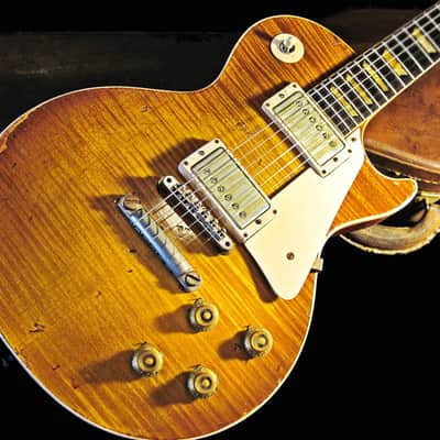 Gibson Custom Shop Tom Doyle "TIME MACHINE" #86 “SUPER PREMIUM” Historic Aged '59 Les Paul ~ R9 w/Doyle Coils PAF – Vintage 1959 Relic Burst image 2